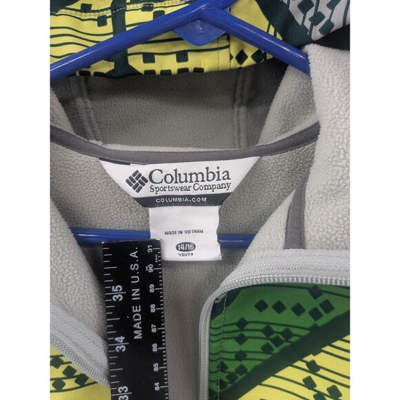 Columbia Kids Omni Shield Geometric Patterned Jacket size 14/16 - Picture 9 of 12
